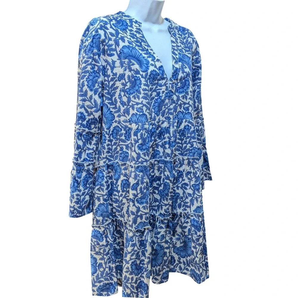 Gingy Rye Dress Blue Lagoon From The Fennerton Collection Babydoll‎ Dress Size L